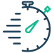 Ícono ahorro de tiempo en creación de turnos de trabajo